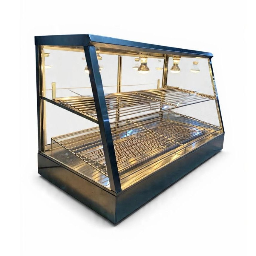 Food Warmer Display Stainless Steel / Etalase Pemanas Chicken