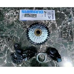 broniagaid groupset 7 speed shimano ty300 tx35 tz31 tz500 tz50 ulir drat freewheel kalcer original m