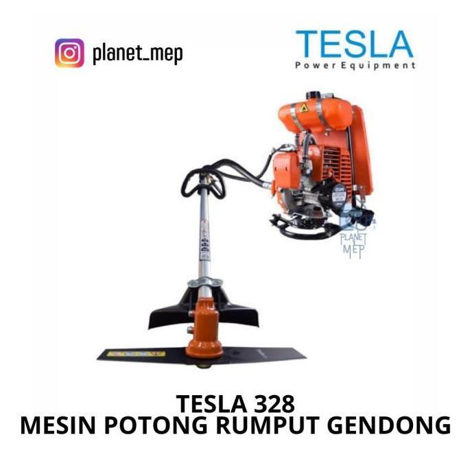TESLA 328 | MESIN POTONG RUMPUT GENDONG