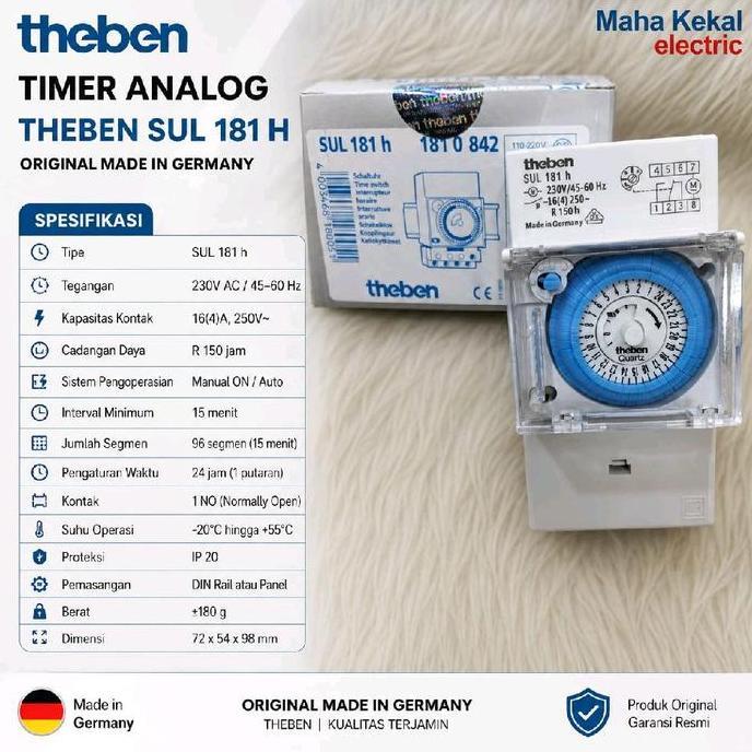 timer theben sul 181 h/h original/timer theben 181H/H original