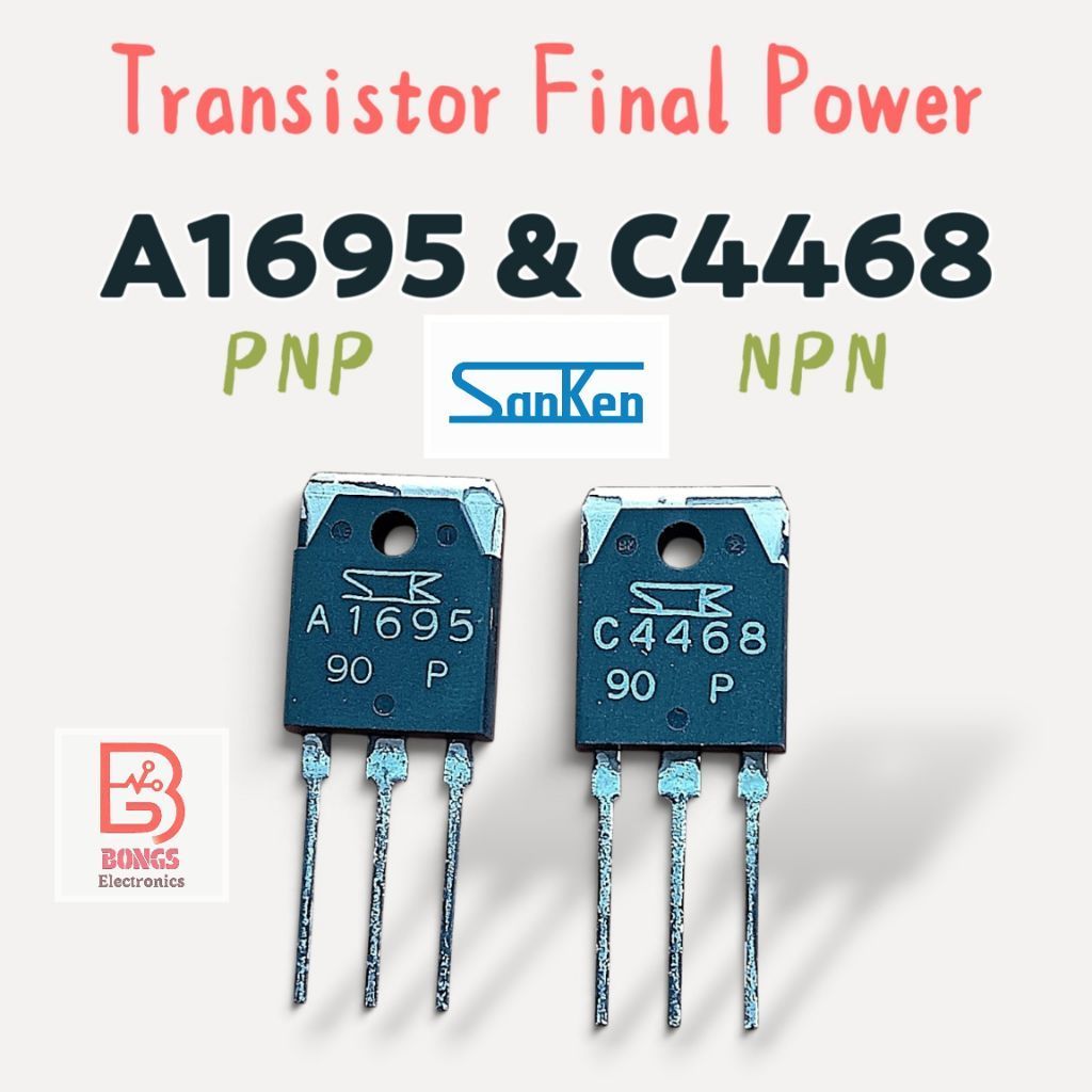 A1695 & C4468 Transistor Final Amplifier/Pasang