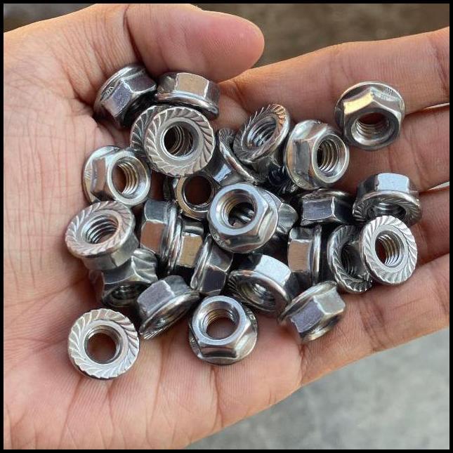 TERBARU MUR M10 MUR BAUT 14 STAINLESS 