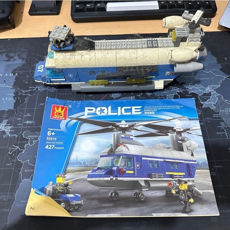 lego wange helikopter police