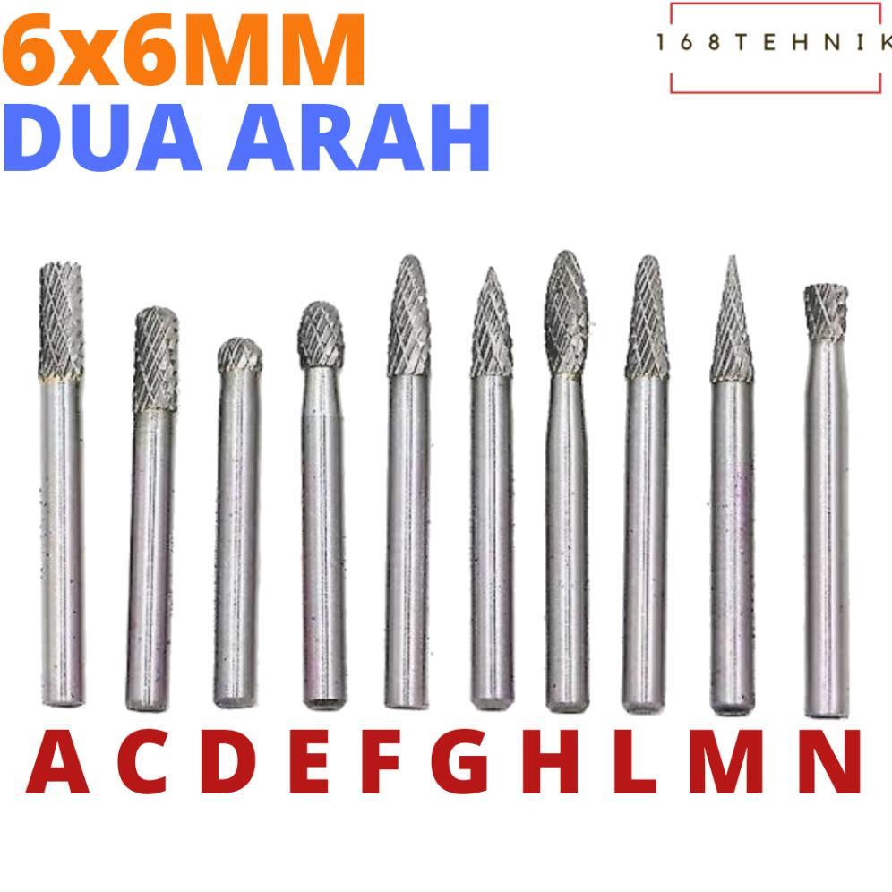 ROTARY BURR 6x6 mm CARBIDE ROTARY FILE / MATA BOR TUNER / ROTARY BURR TUNER / MATA CUNER / ROTARY CA