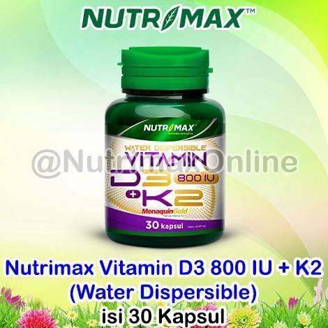 Nutrimax Vitamin D3K2 / Vit D3 K2 / Vitamin Nutrimax Anak & Dewasa