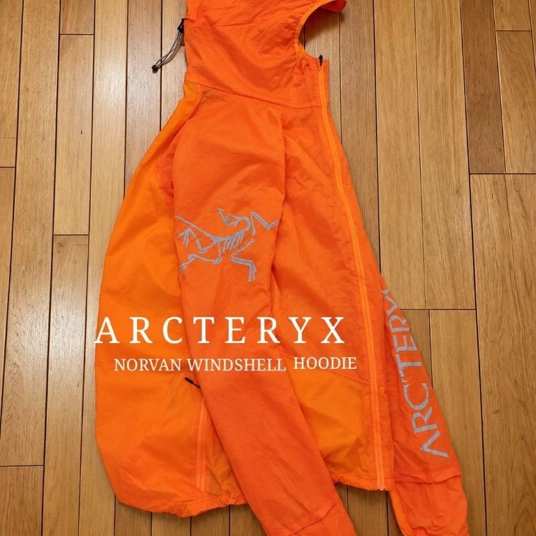 Jaket arcteryx norvan windshell hoodie second original