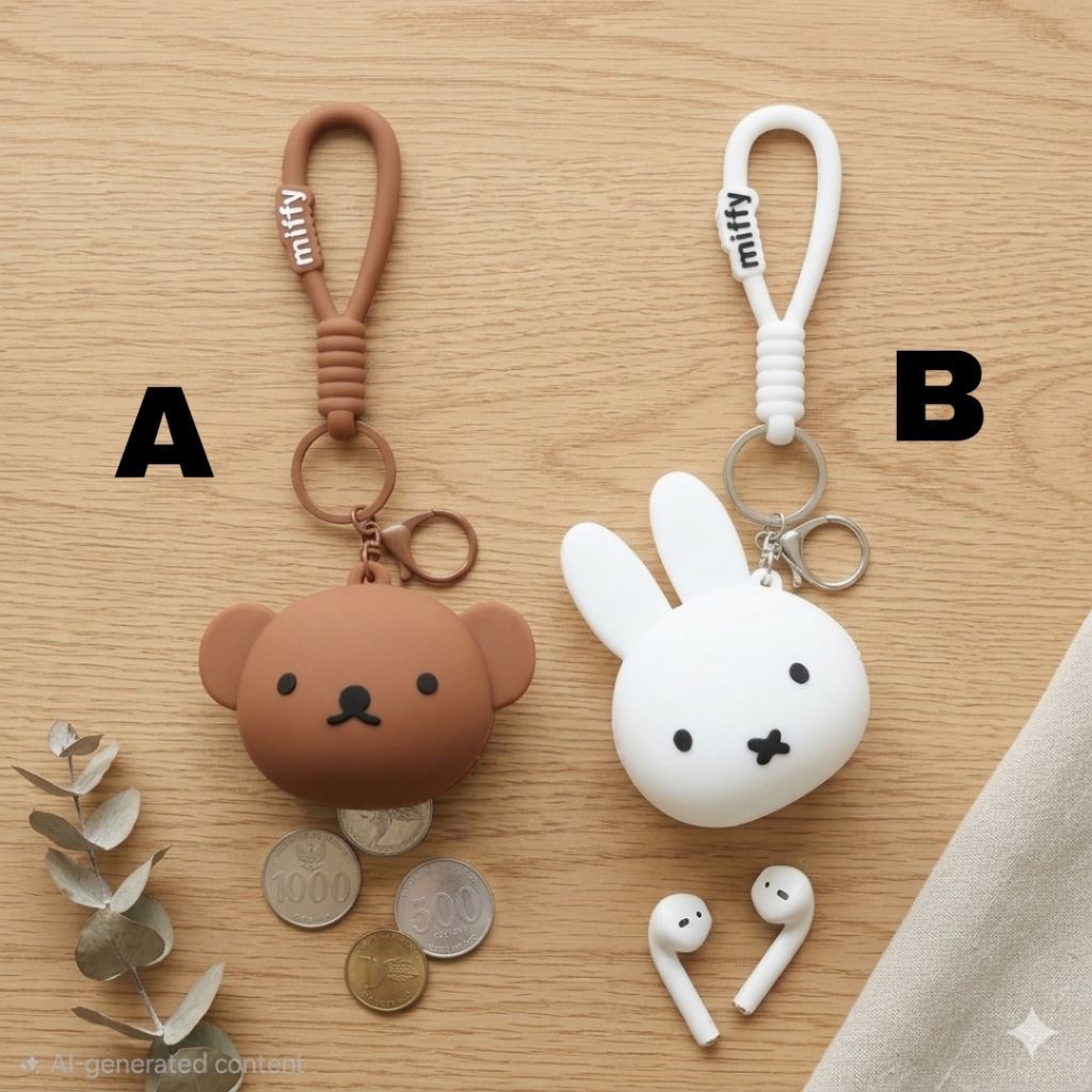 Gantungan Tas Miffy / Gantungan Kunci Miffy / Bagcharm Miffy / Ganci Miffy
