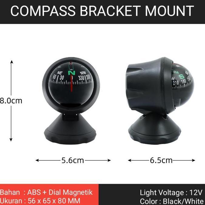 Kompas Kapal Compass Mobil Perahu Mini Kompas Kecil