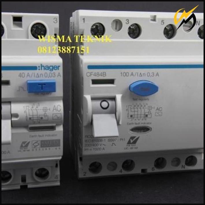 Elcb / Rccb 2P 16A Hager Type Cd216B Premium