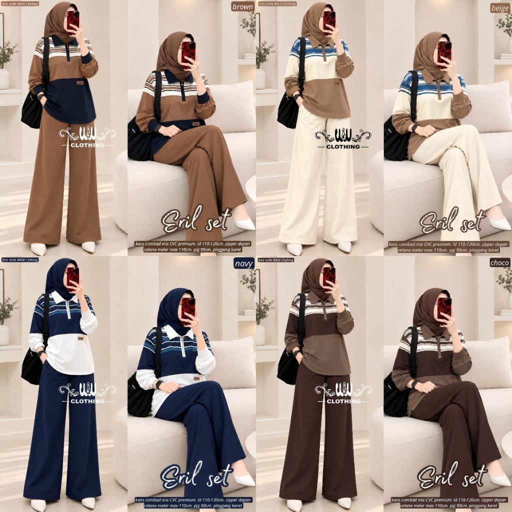 Set cel kaos combed|Eril set|