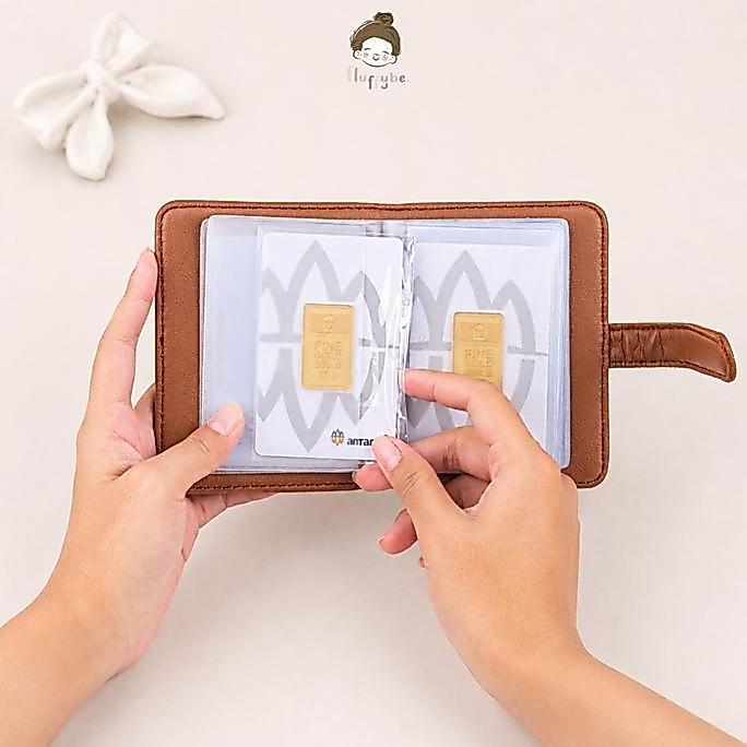 Fluffybe - Dompet Emas Logam Mulia Antam Kartu Mini
