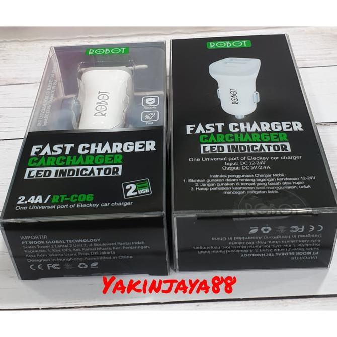 _Krevan76 - Saver Car Charger Robot Original Dual Usb 2.4A Casan Hp Mobil