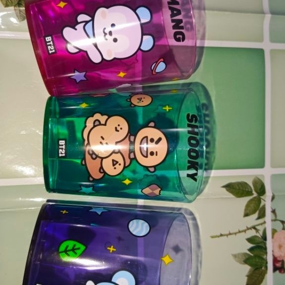 MINISO X BT21 COLLECTION BATHROOM CUP / MINISO BT21 GLASS