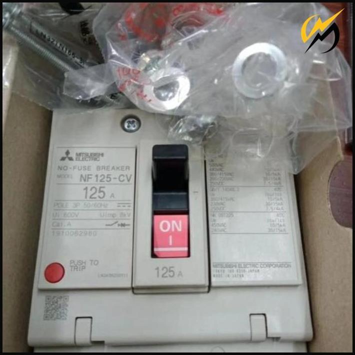 Nf125 Cv 3Phase 125A Mitsubishi Mccb 3P 125A Asli