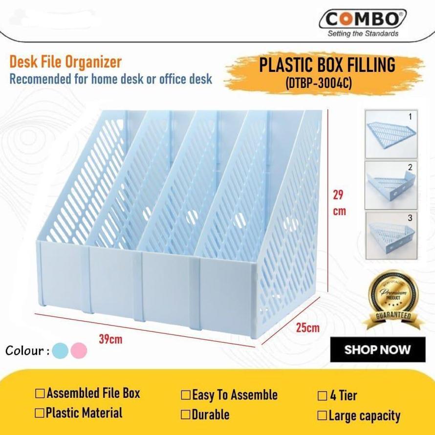 Rak Box File Kantor / Rak Dokumen layer / Document Rack Plastik 3004 Murah