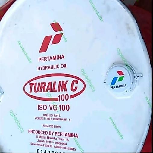 OLI PERTAMINA HIDROLIK TURALIK C 100 ISO VG 100 / 209 LITER