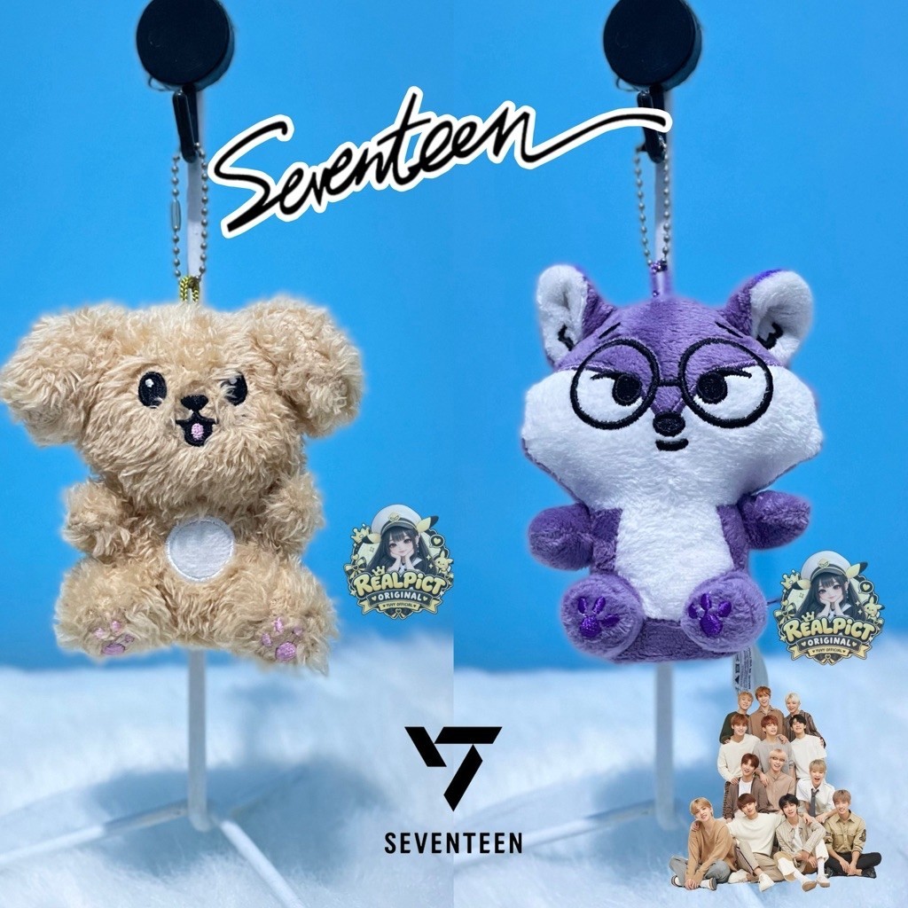 [ READY STOCK ] Miniteen Seventeen  Magnet Official Miniteen Toram Pluffy Blanket Tamtam Plush Toy K
