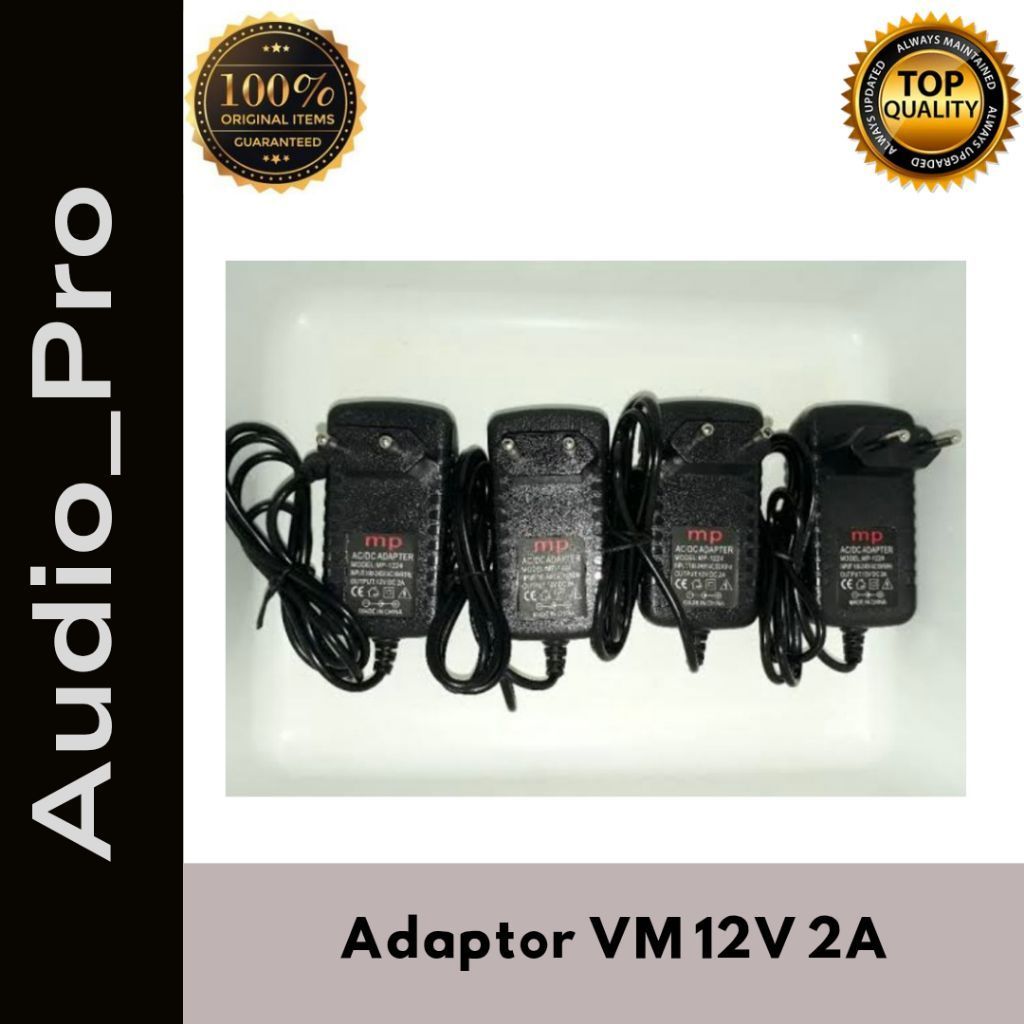 ADAPTOR VM 2A 12V | VM ADAPTOR 2AMPERE 12VOLT