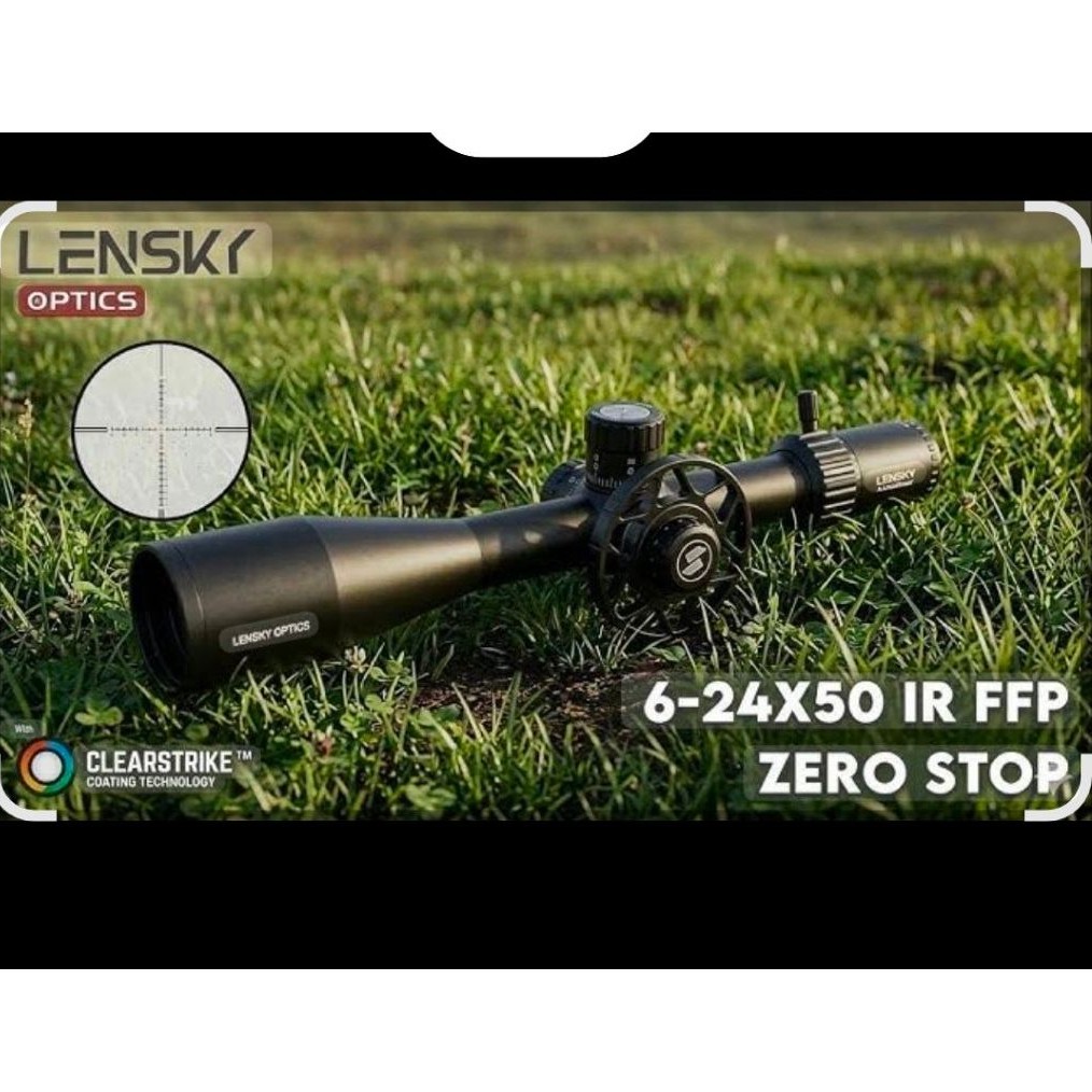TELESKOP LENSKY 6-24X50 SFIR FFP - ZERO STOP