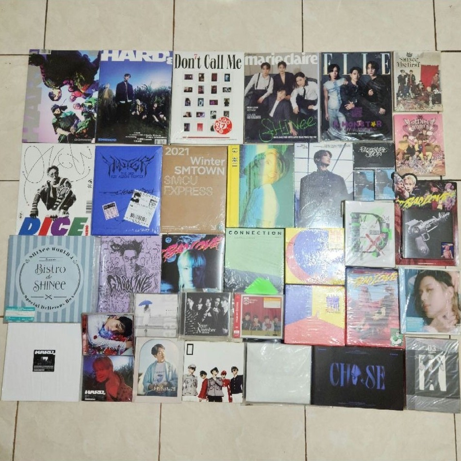 Ready Stock SHINee Album Sealed Everybody TSOL SHINee The First Lucifer Hard SMCU Don't Call Me Onew