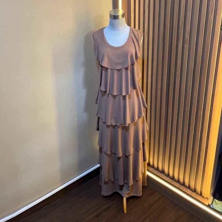 Dress bertingkat umpak umpak