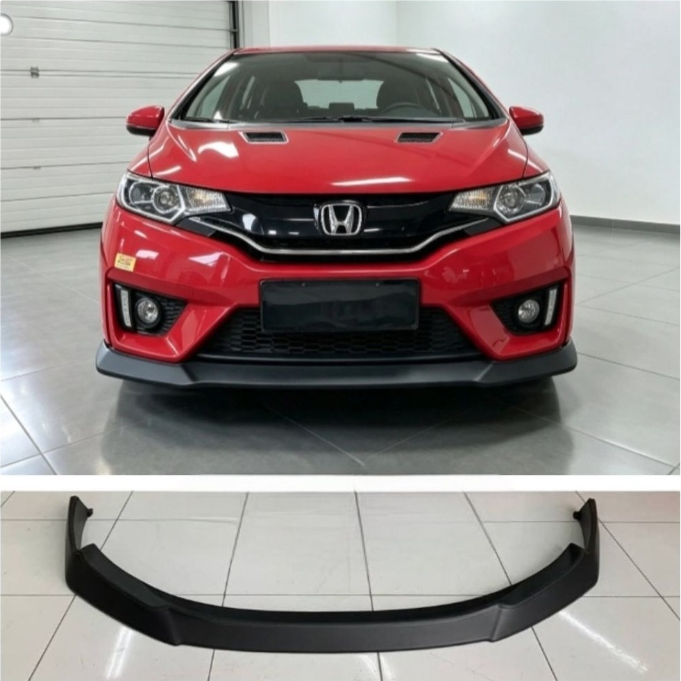 Front lips jazz gk5 2014 - 2017 black premium