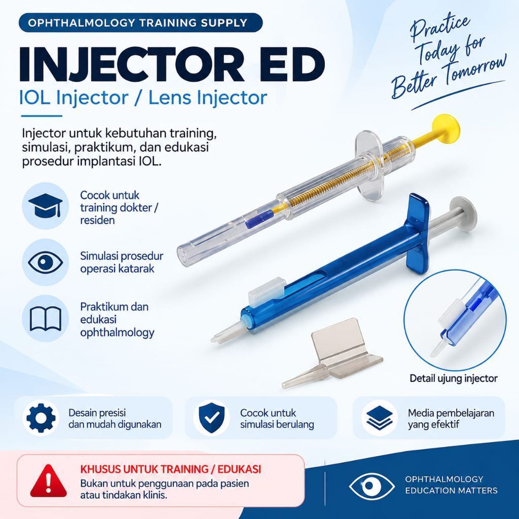 Injector IOL Foldable Ophthalmic ED