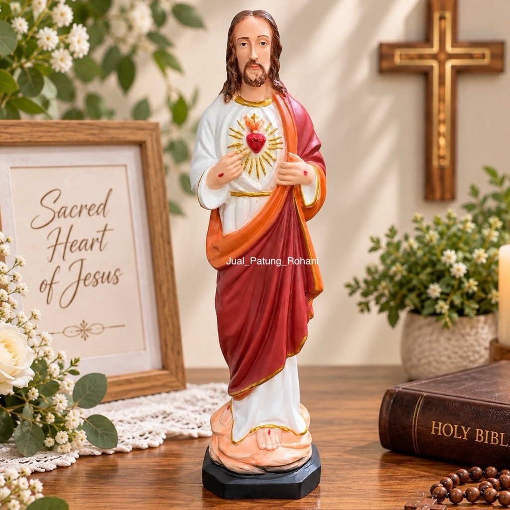 Patung Yesus Hati Kudus 30 cm YS