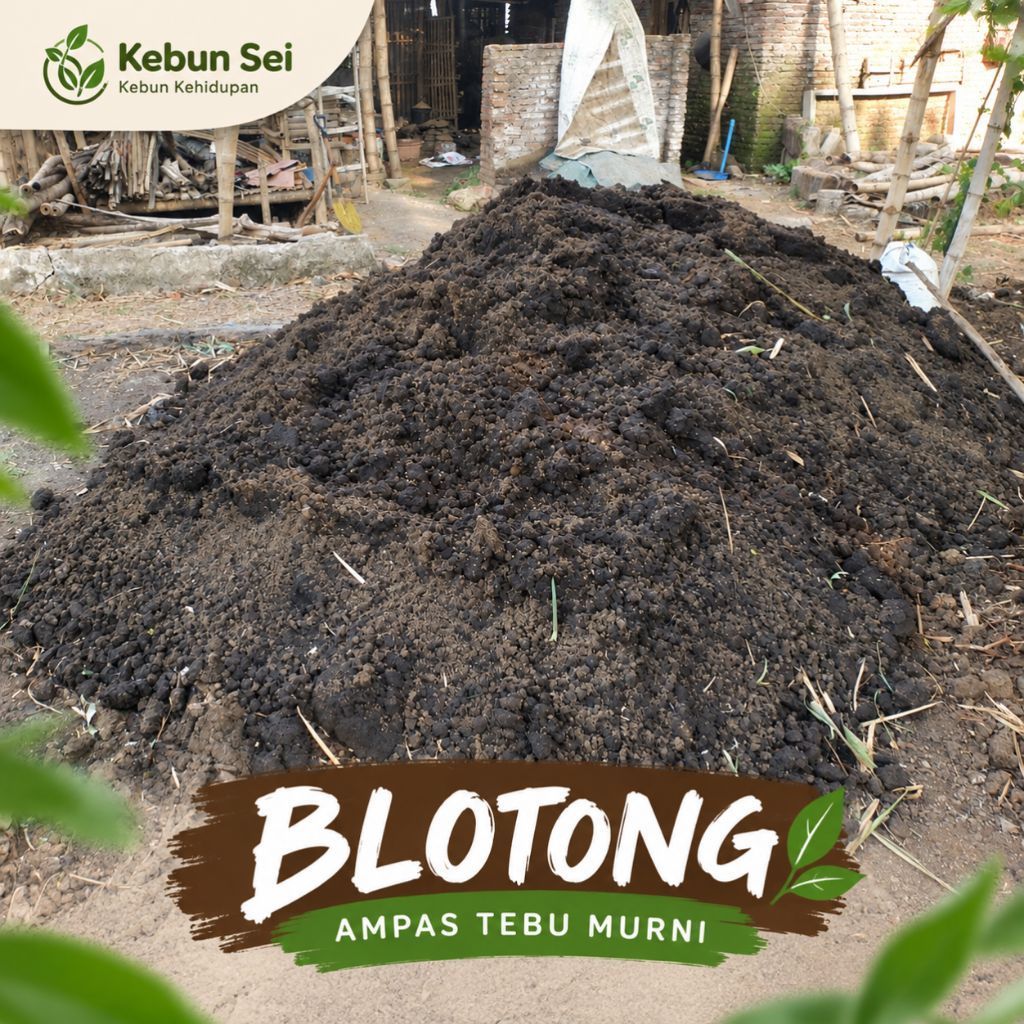 Blotong Murni Ampas Tebu Organik