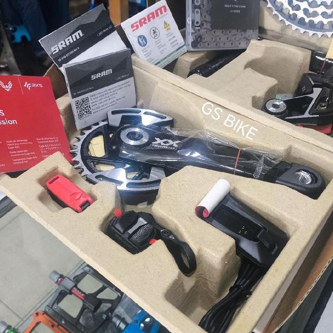 SRAM XX EAGLE T-TYPE AXS TRANSMISSION 1x12-Speed Wireless Groupset GS Sepeda MTB