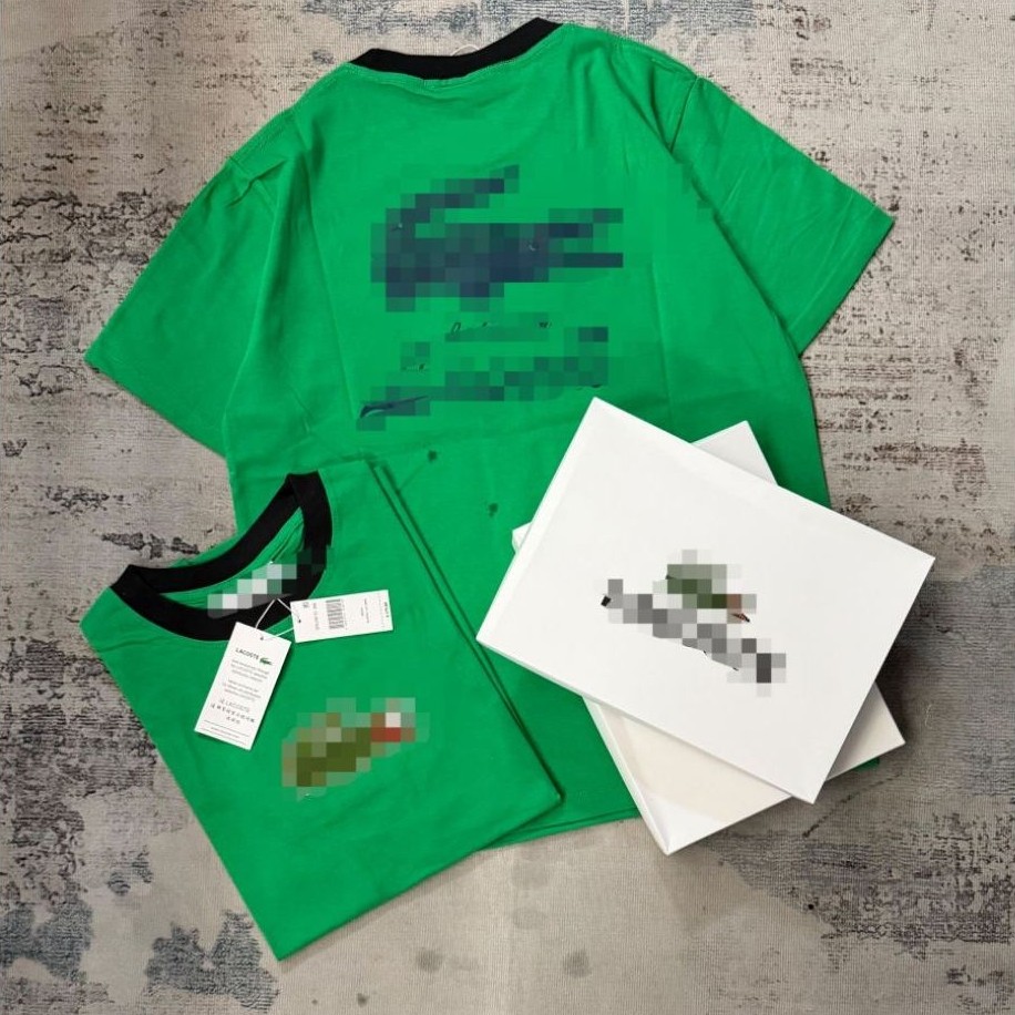 Kaos distro buaya hijau packaging dengan box