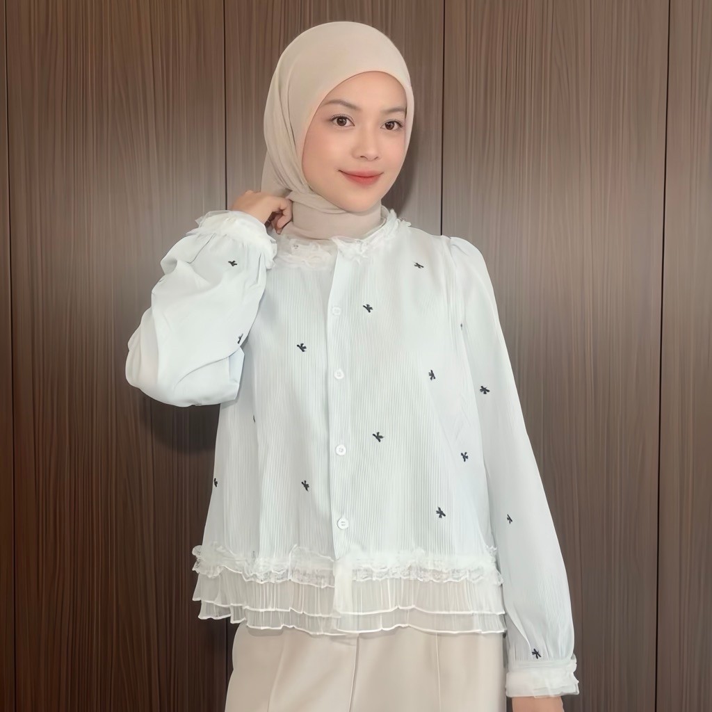 Sisters & Co | Blouse Katun Premium - Blouse Kekinian - Atasan Wanita Office