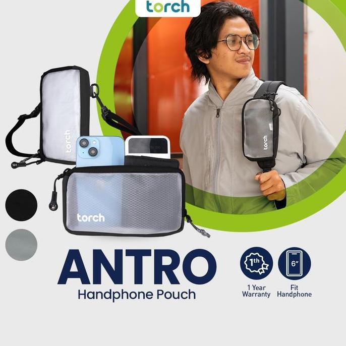 TORCH Tas Pouch Antro - Sling Bag Mini Anti Air Transparan Outdoor Air Pria Wanita