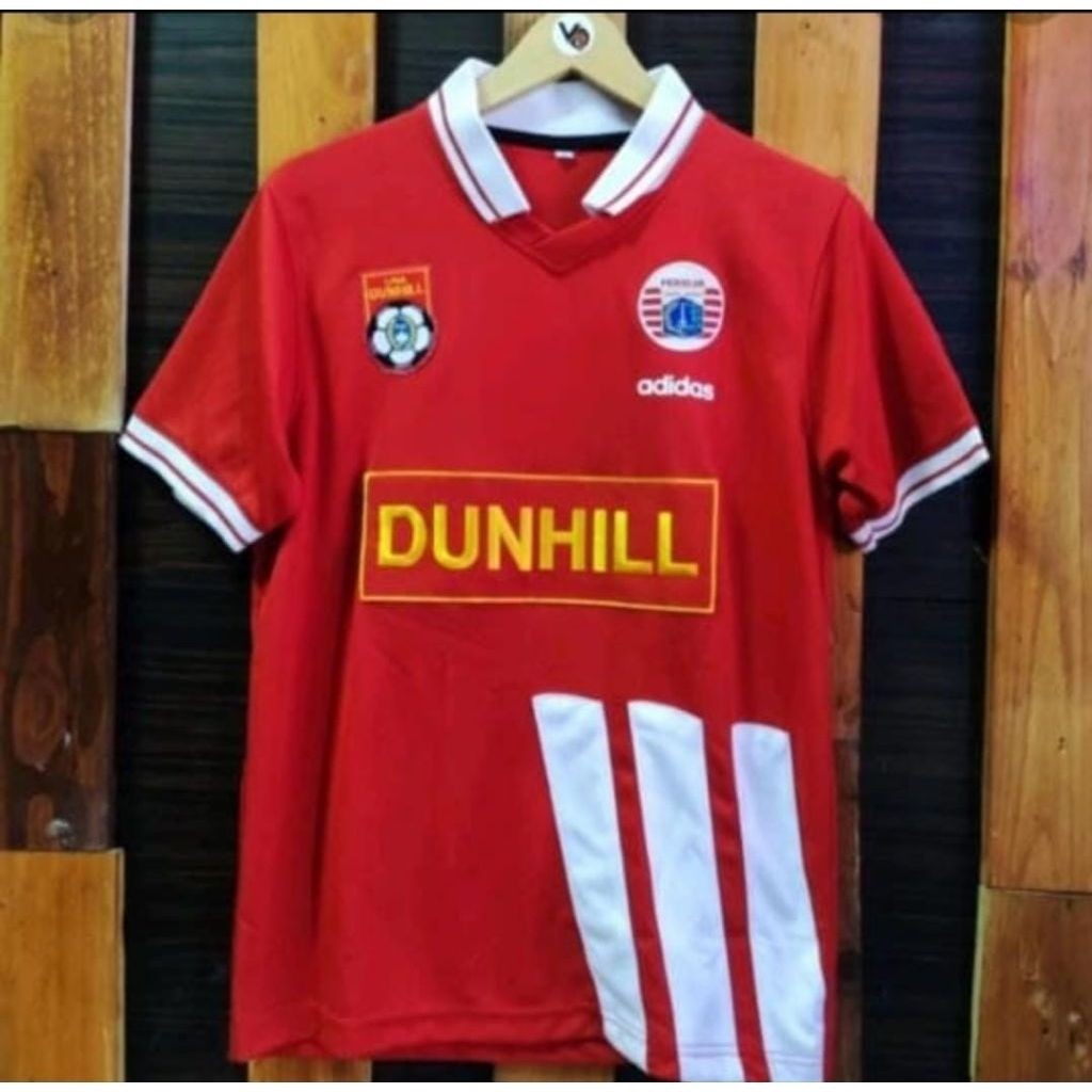 Retro Persija Dunhl Merah Baju Bola 1994