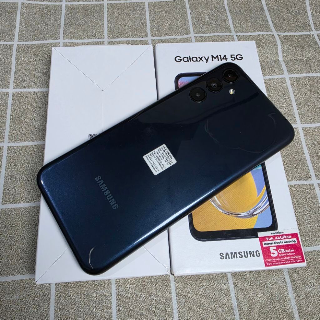 Samsung M14 5G 4/64 Ex SEIN Second Mulus Fullset Like New