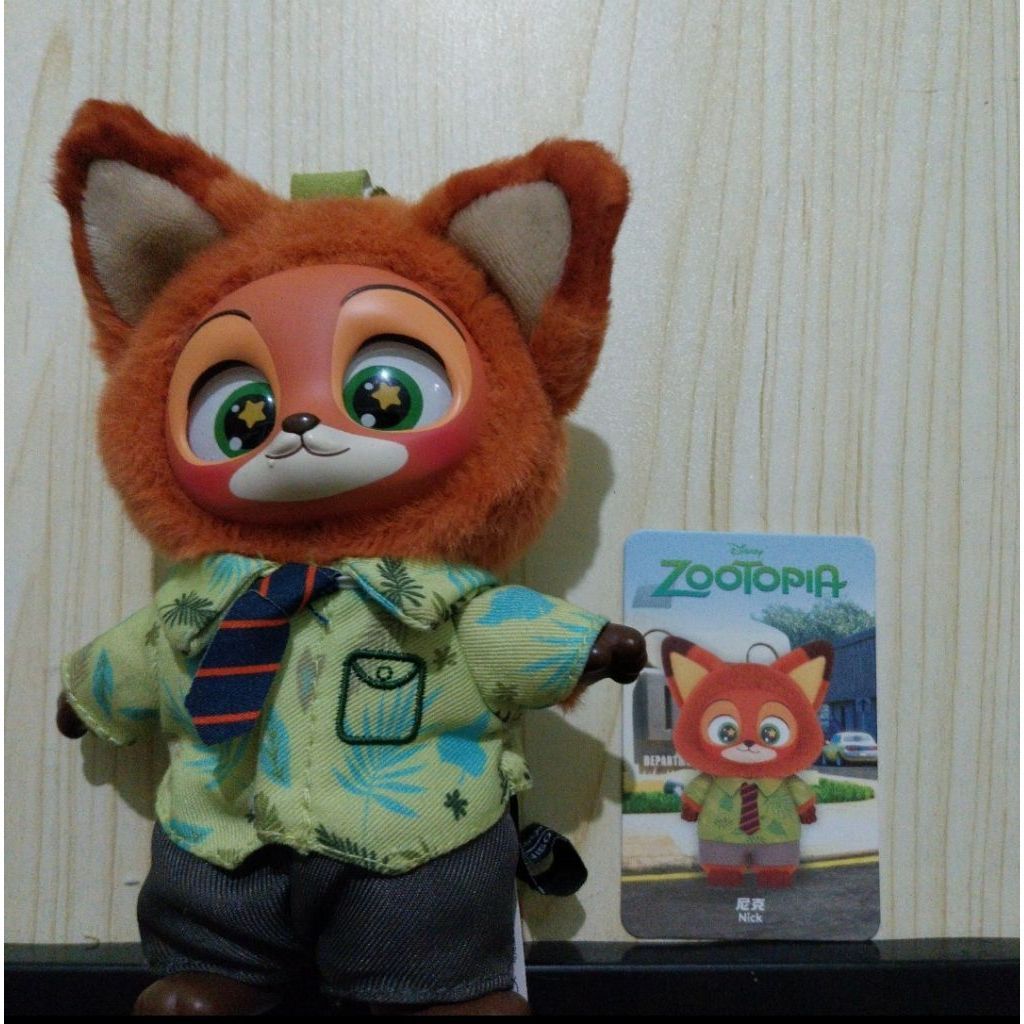 zootopia blindbox vinyl plush miniso ori