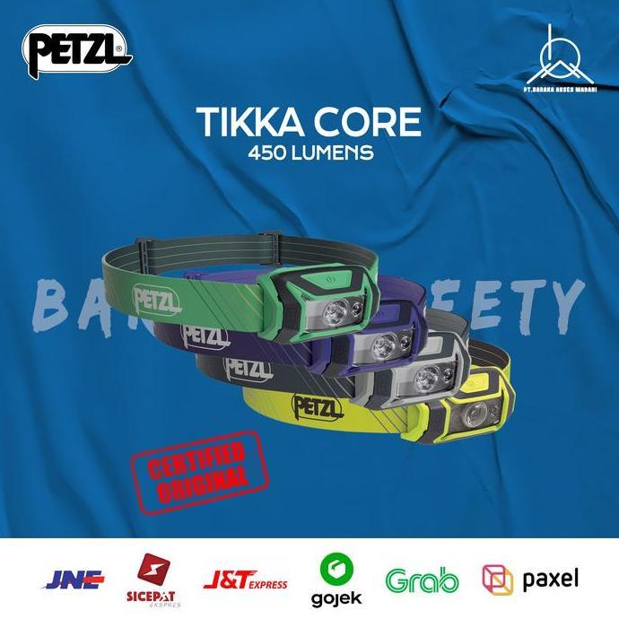 PETZL TIKKA CORE Rechargeable, Easy-to-Use Headlamp with 450 Lumens