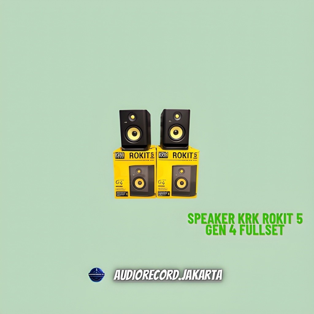 speaker recording flat KRK Rokit 5 gen 4