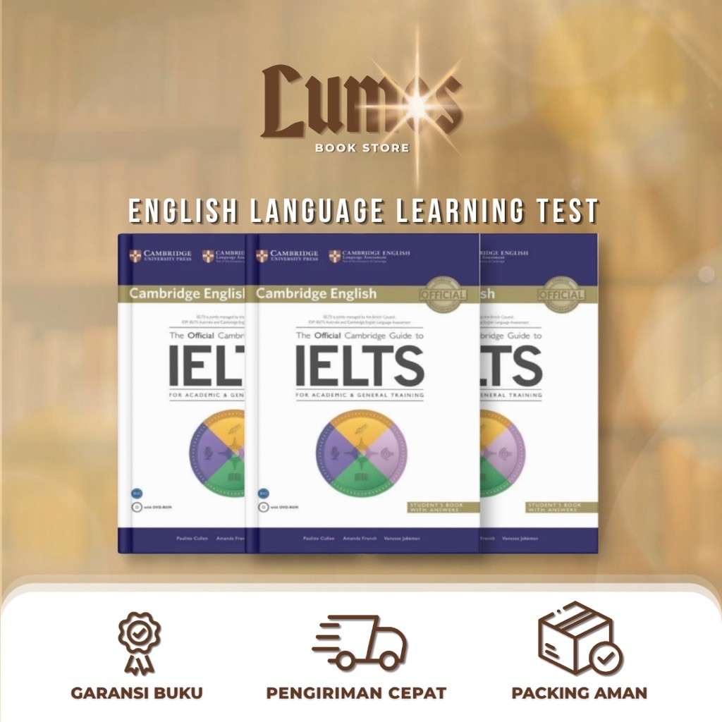 Buku Panduan Untuk Ujian Tes English Learning Test The Official Cambridge Guide to IELTS Lengkap den