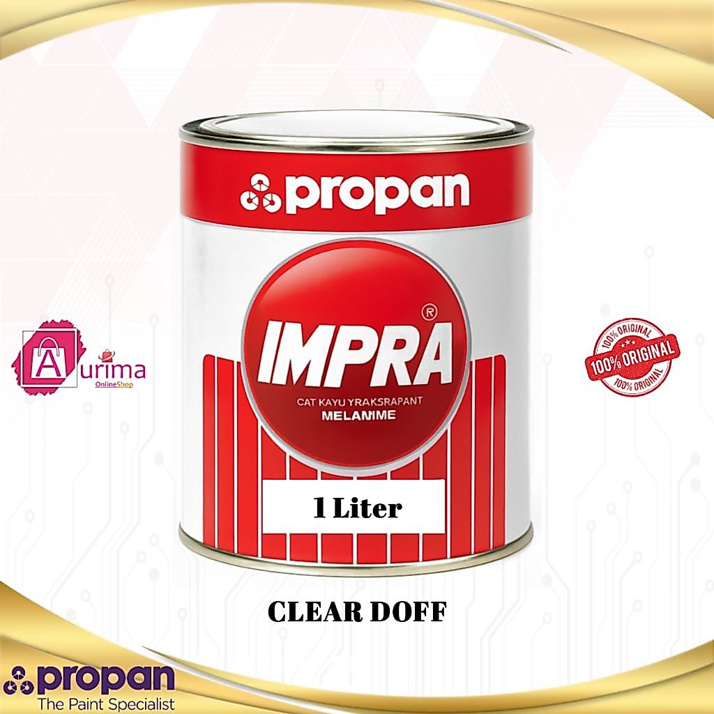 CAT PROPAN IMPRA MELAMIN DOFF NC CAT FINISHING UNTUK KAYU 1 LITER
