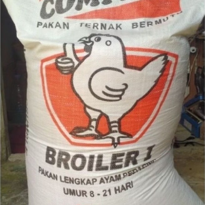 Comfeed broiler 1 dan broiler 2 starter and finisher 1 kg pur pakan ayam
