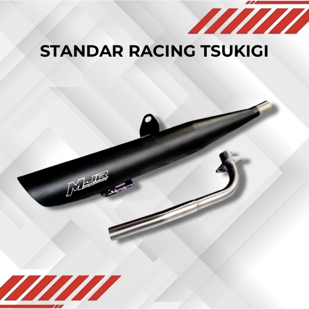 Knalpot Tsukigi Racing Suara Ngebas Honda Wave Supra X 125