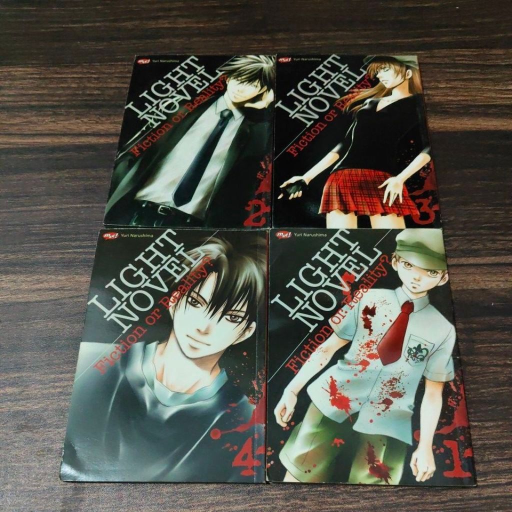 komik light novel fiction or reality 1-4 / yuri narushima manga