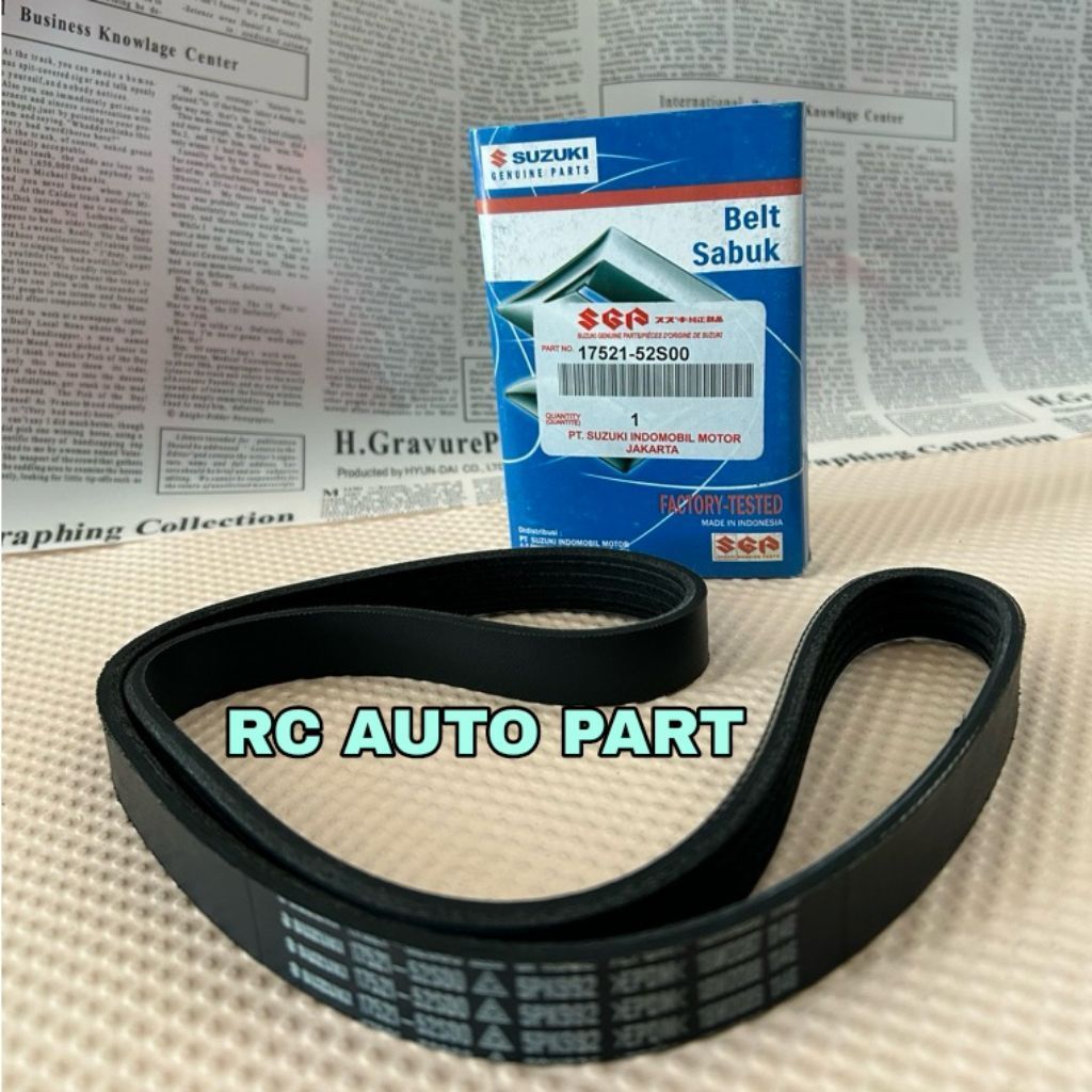 FANBELT VANBELT V-BELT SUZUKI NEW CARRY TAYO 2019 FAN BELT 5PK992 5PK 992 17521-52S00