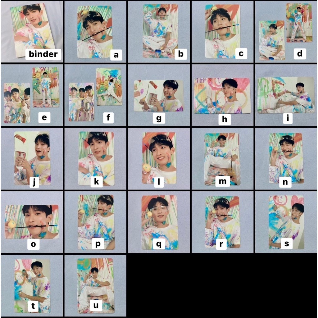 BINDER BOOKLET PC OFFICIAL DOKYEOM DK PHOTOCARD FTS SEVENTEEN FACE THE SUN