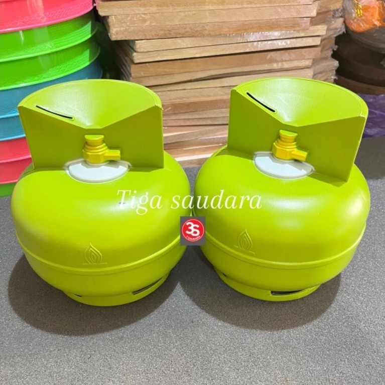 CELENGAN TABUNG GAS LPG / TABUNGAN PLASTIK LPG MELON