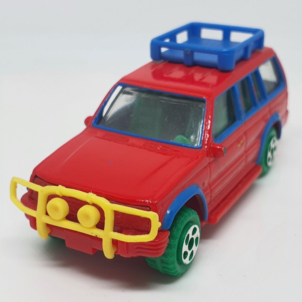 Realtoy Mitsubishi Pajero 1990 Merah Skala 64 Loose Lumayan Mulus RARE ITEM