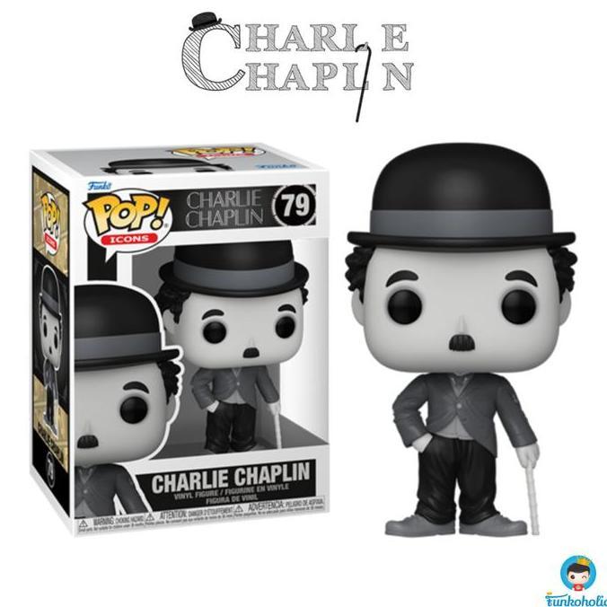 FUNKO POP ICONS CHARLIE CHAPLIN - CHARLIE CHAPLIN #79