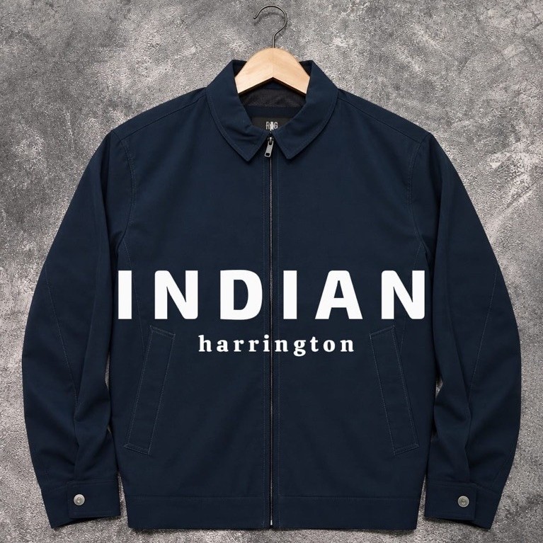 JAKET HARINGTON INDIAN BEKAS SECOND PRELOVED