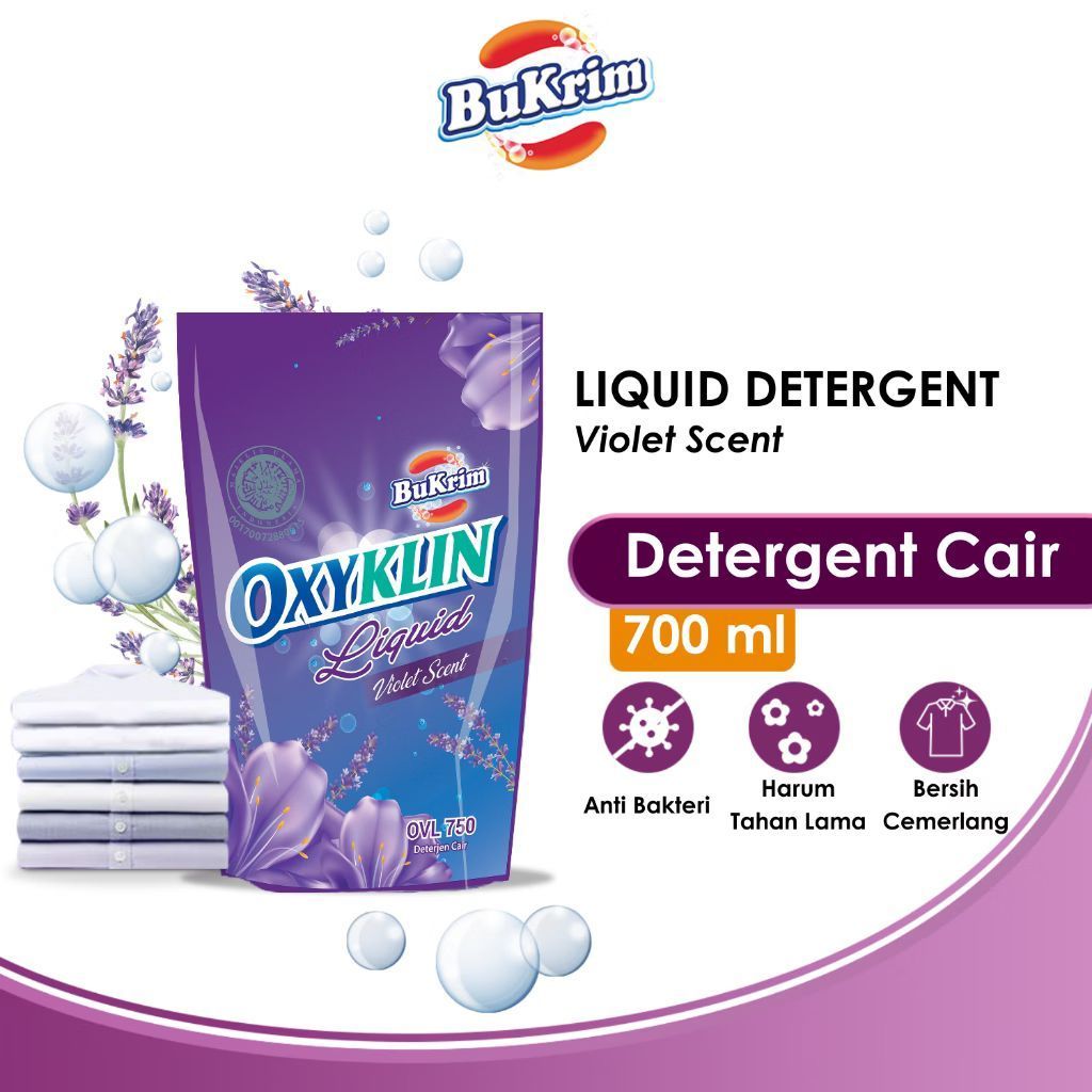 Detergen cair BuKrim Oxyklin 700g.
